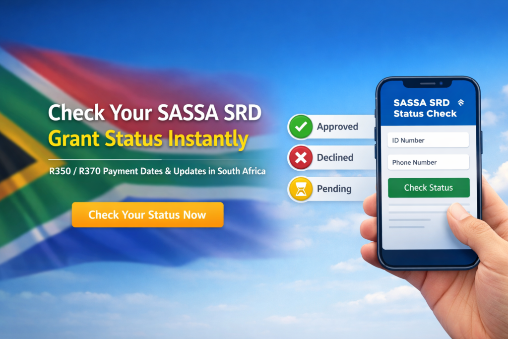SASSA Status Check – SRD R350 / R370 Grant Updates Online